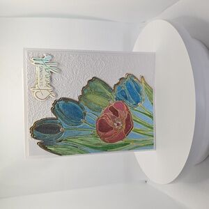 Elegant Sending Strength Card Design